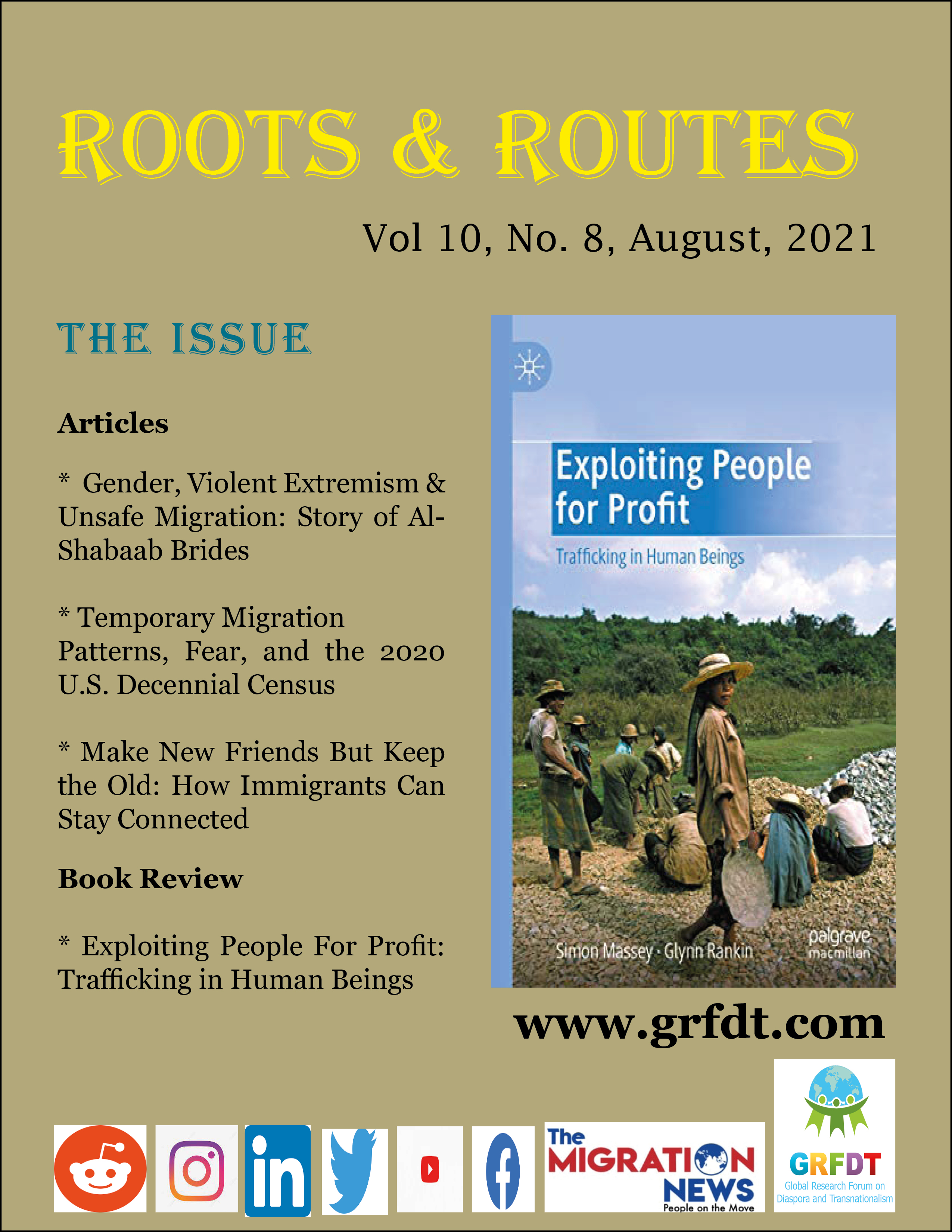 Roots and Routes, August, 2021