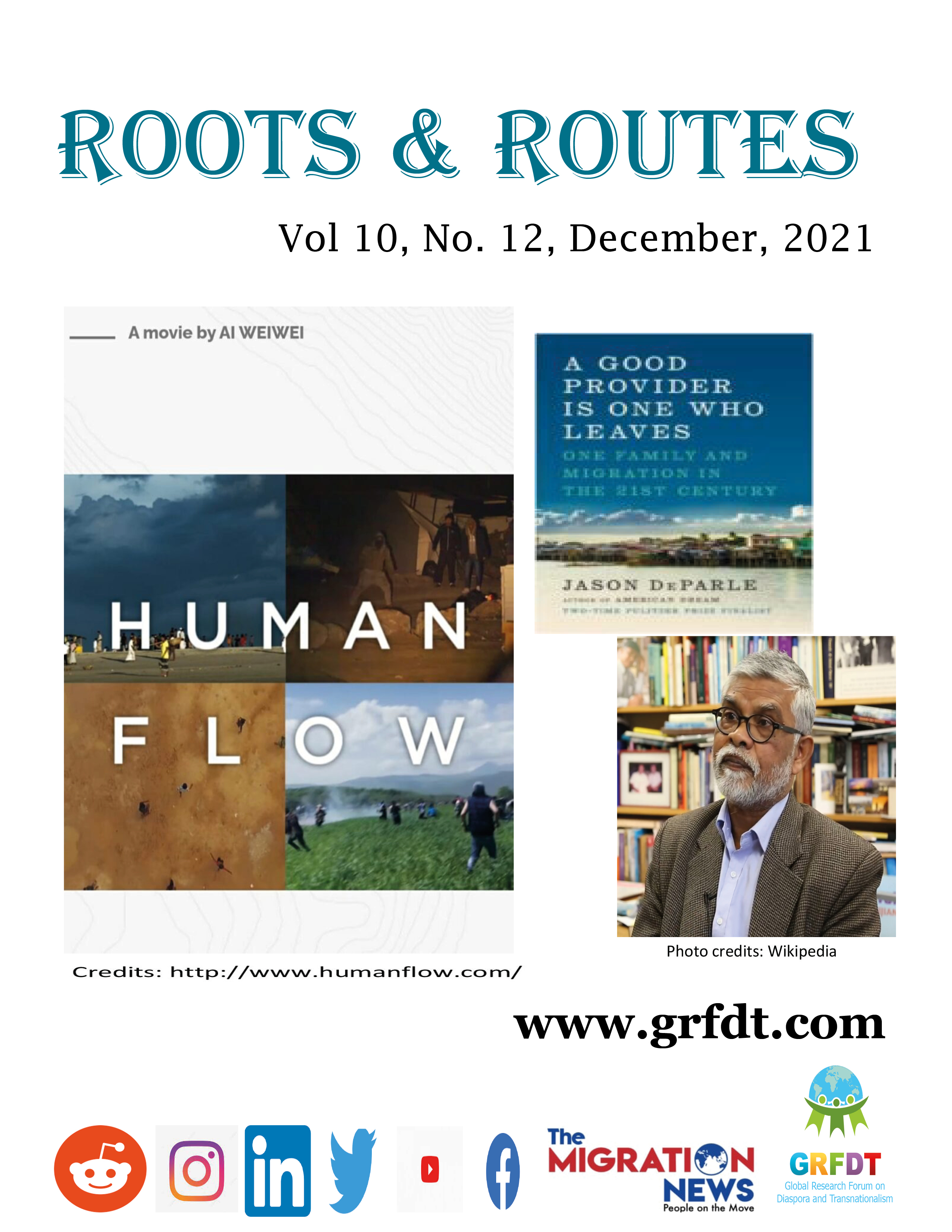 Roots and Routes,  December, 2021