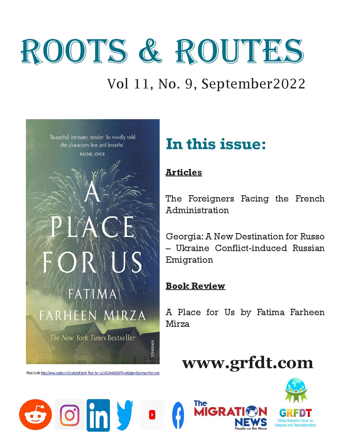 Roots & Routes, September, 2022
